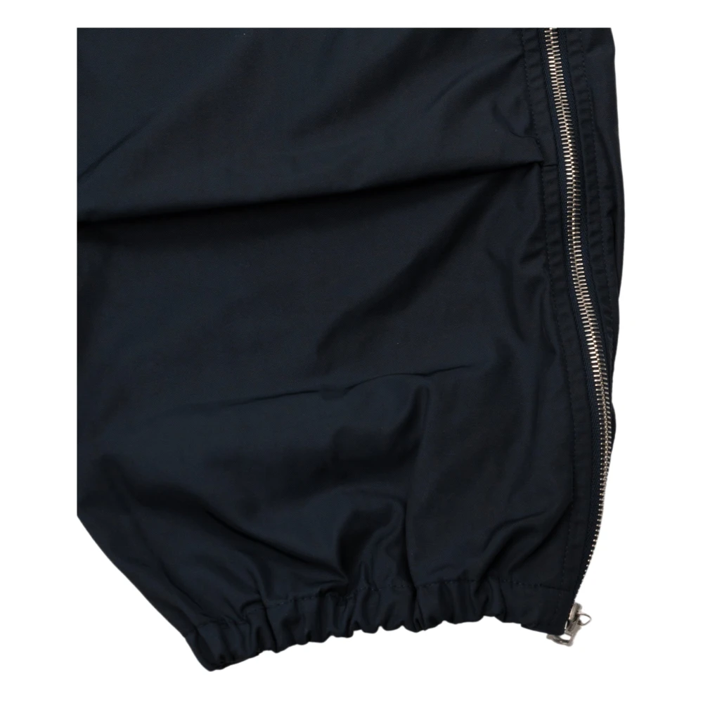 Dries Van Noten Navy Blauwe Cargo Broek Blue Heren