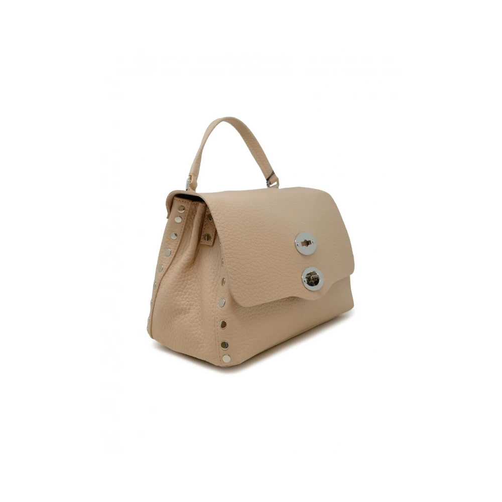 Zanellato Roze Leren Handtas Fw24 Beige Dames