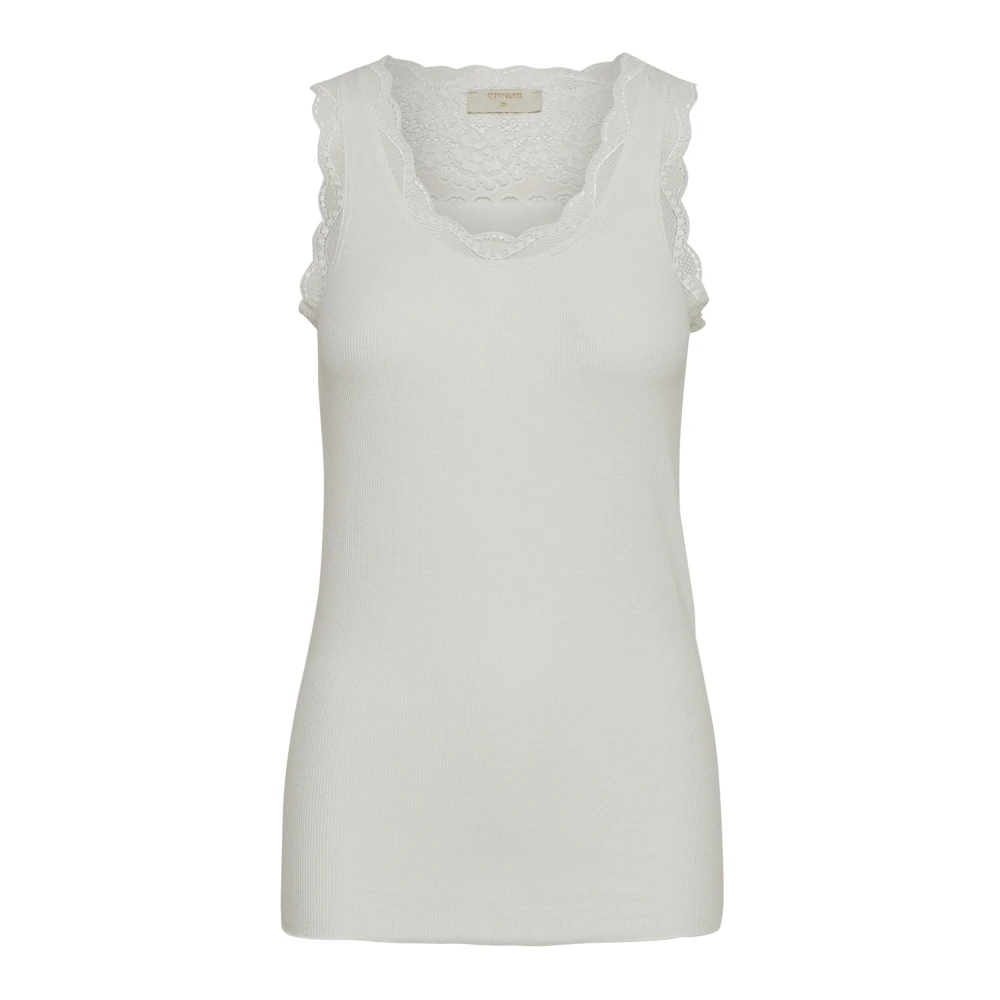 Tops > Sleeveless Tops - - Cream - Modalova