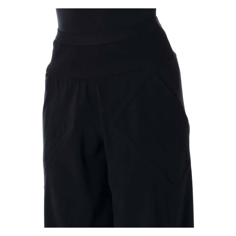 Rick Owens Zwarte wol Bias broek Black Dames
