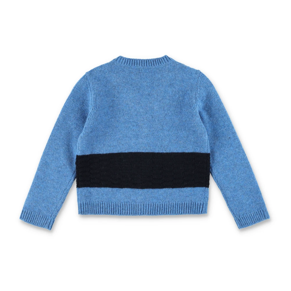 Gucci Blauwe Gebreide Look Cardigan Aw24 Blue Heren
