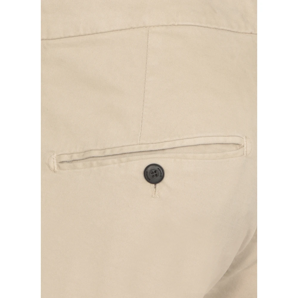 Dondup Beige Katoenen Herenbroek Beige Heren