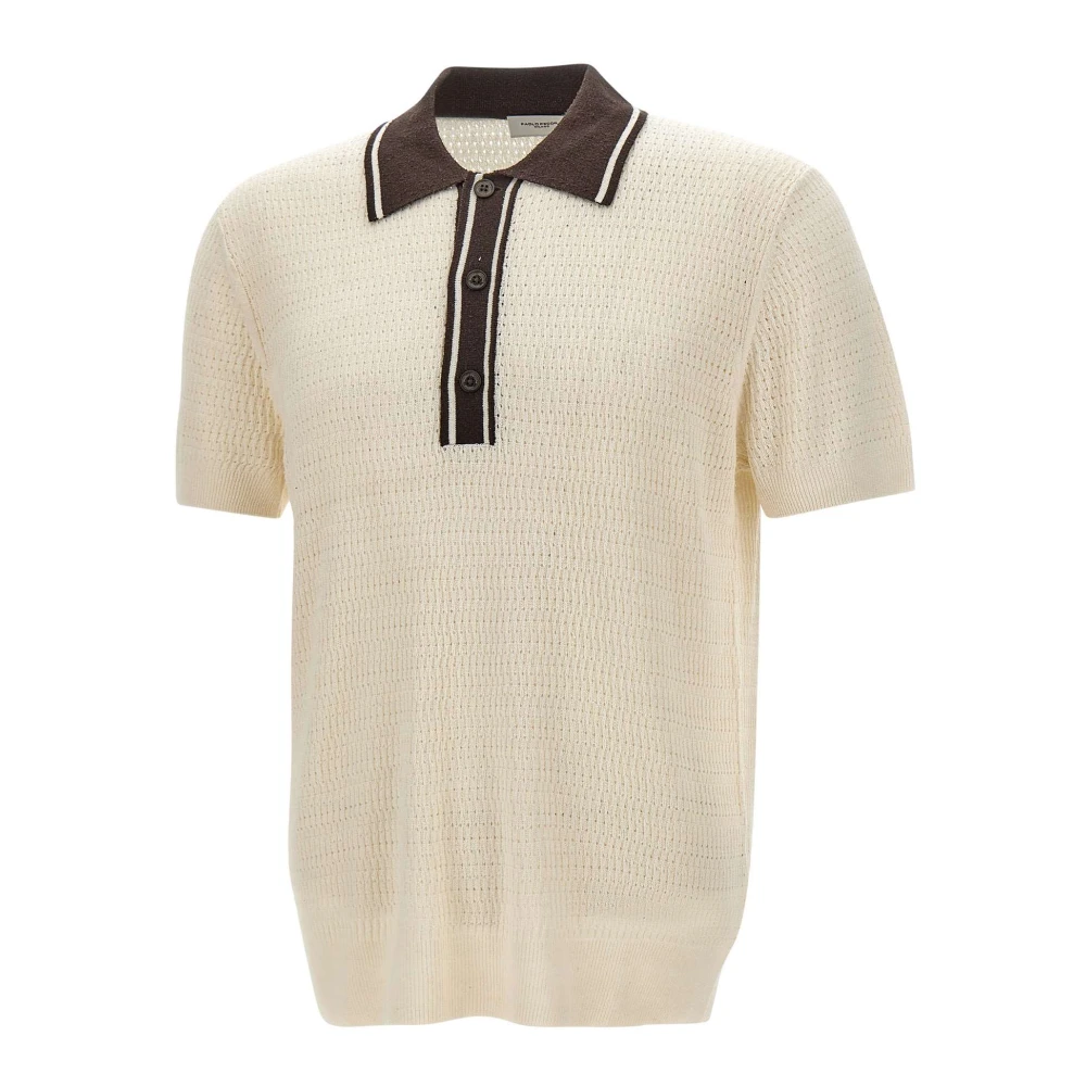 Paolo Pecora Men's White T-Shirts And Polos - Polo Shirts - 2XL - Tops