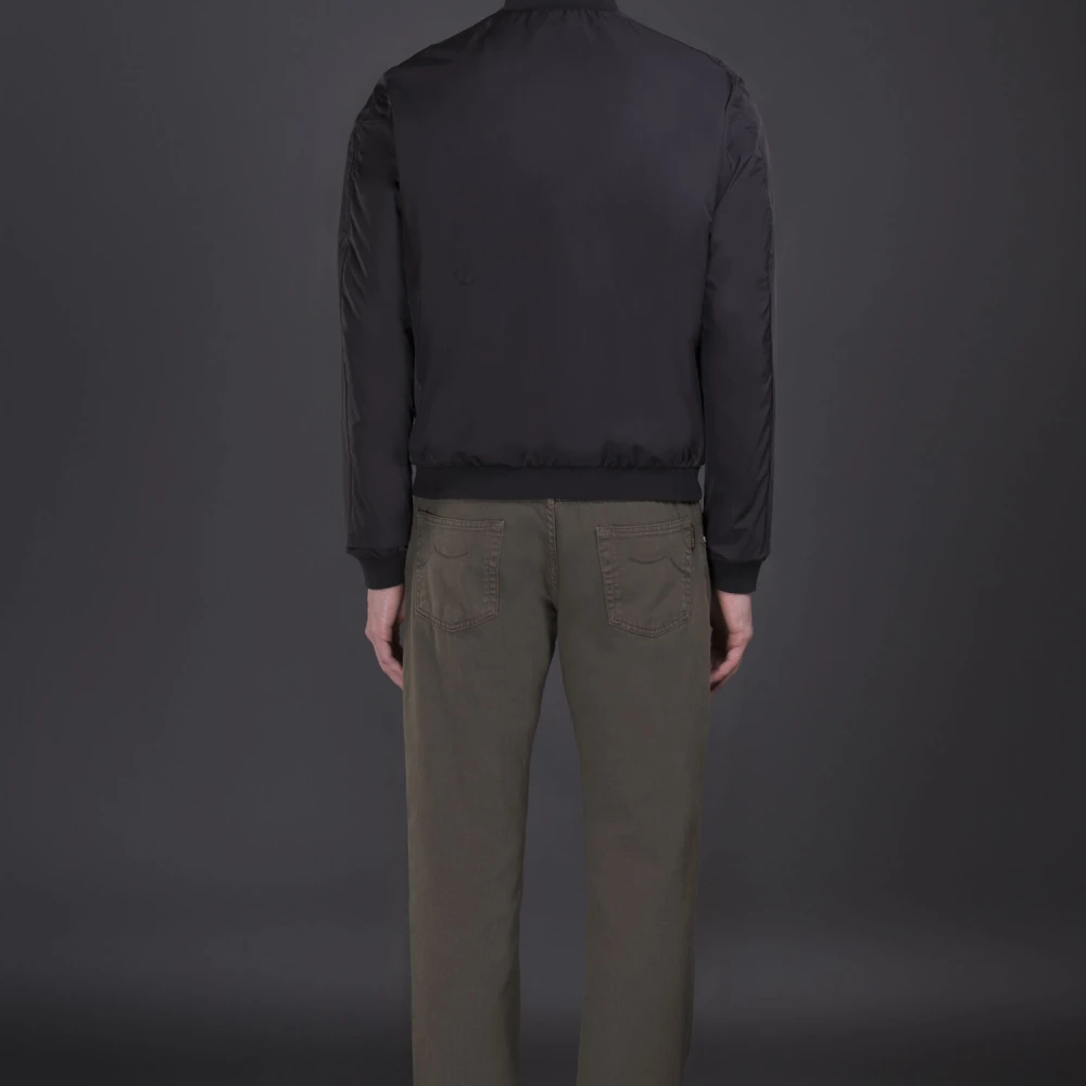 Moorer Aviator Bomber Jas Black Heren