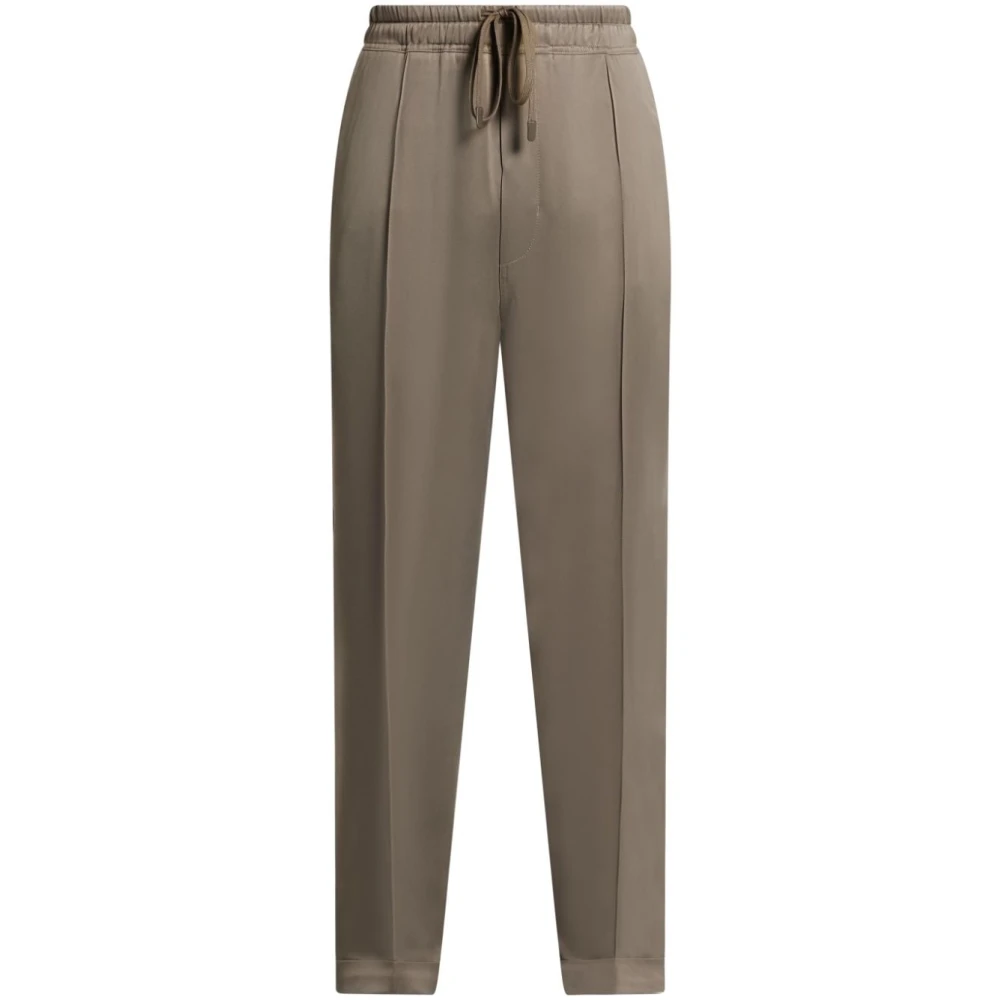 Tom Ford Wide Trousers Brown Heren