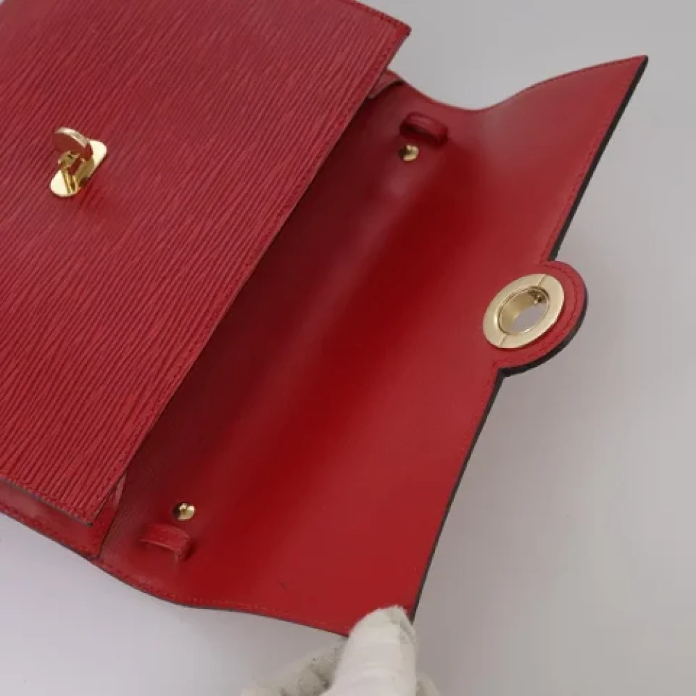 Louis Vuitton Vintage Pre-owned Leather louis-vuitton-bags Red Dames