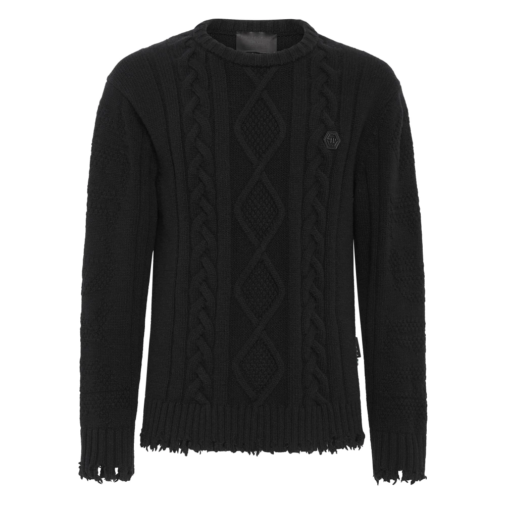 Philipp Plein Stijlvolle Sweater voor Heren Black Heren