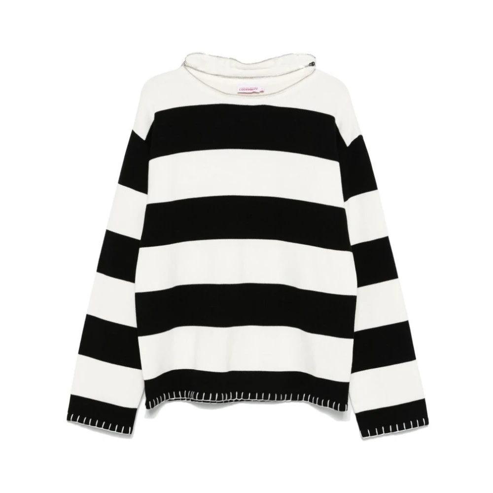 Loverboy by Charles Jeffrey Zwarte hoodie met dierenoren Black Heren