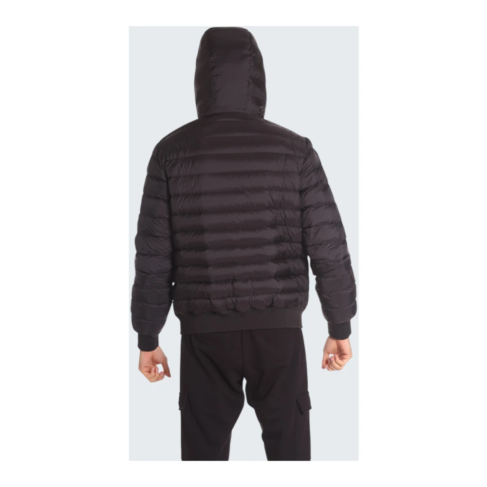 Ellesse Gewatteerde Lichtgewicht Zwarte Jas Black Heren