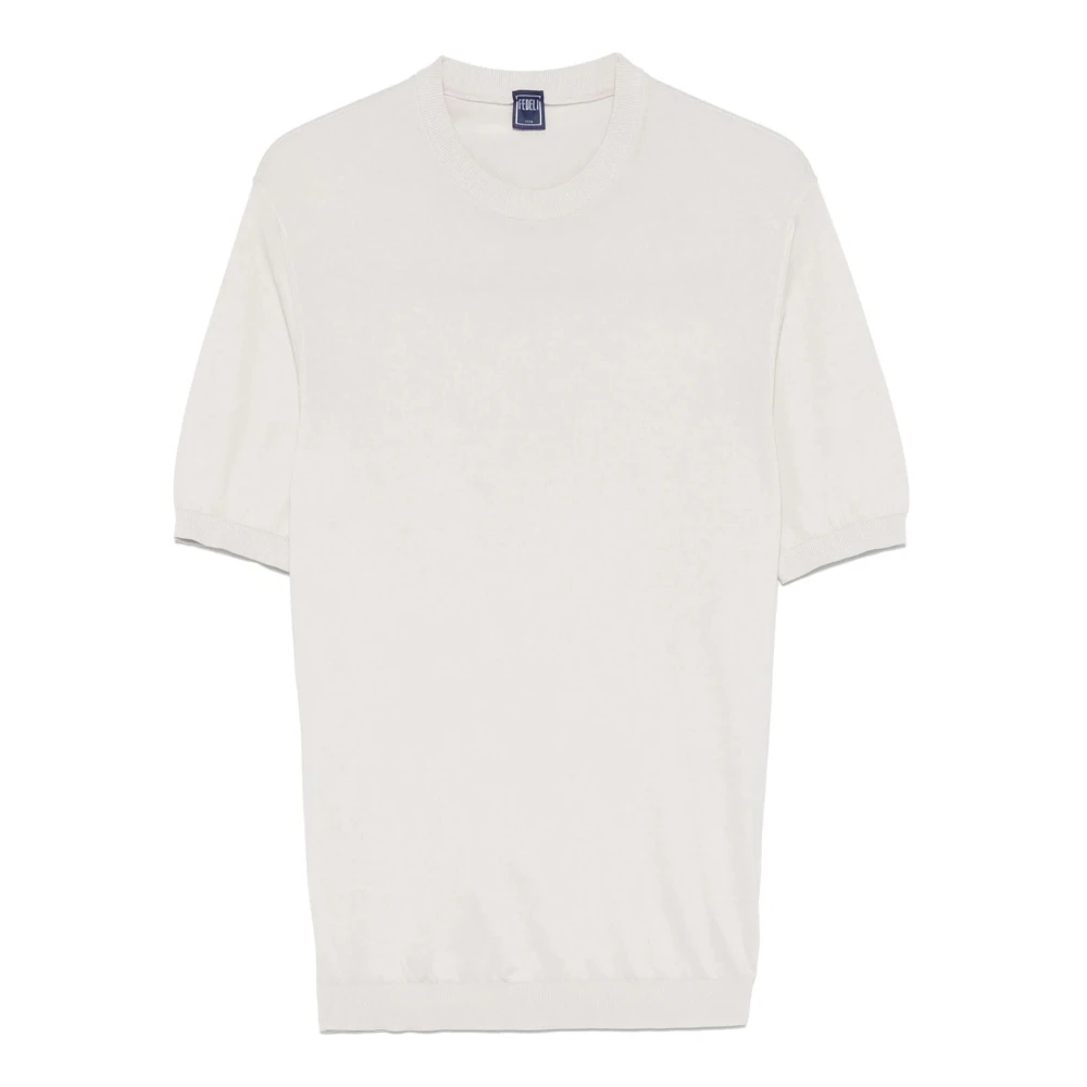 Fedeli - Tops > T-Shirts - Beige - Fedeli - Modalova