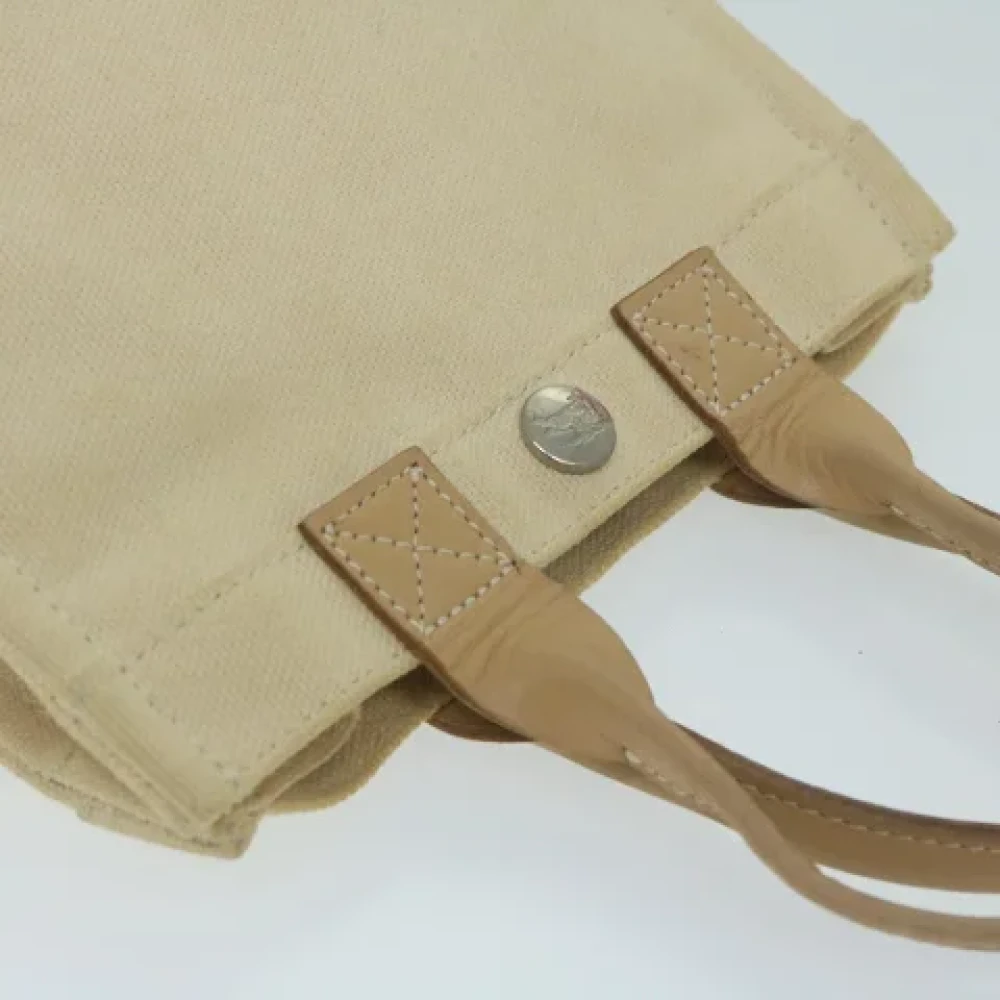 Burberry Vintage Pre-owned Canvas shoulder-bags Beige Dames