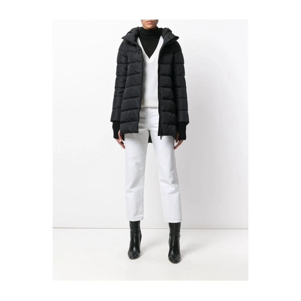 Herno Stijlvolle Dames Nero Jas Black Dames
