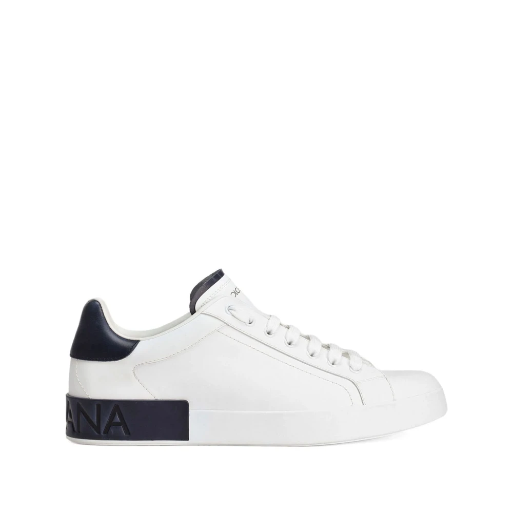 Dolce & Gabbana Uomo Bianco Sneakers Casual Per L'uso Quotidiano