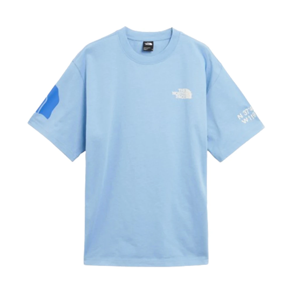 The North Face Celeste Grafisch T-Shirt Blue Heren