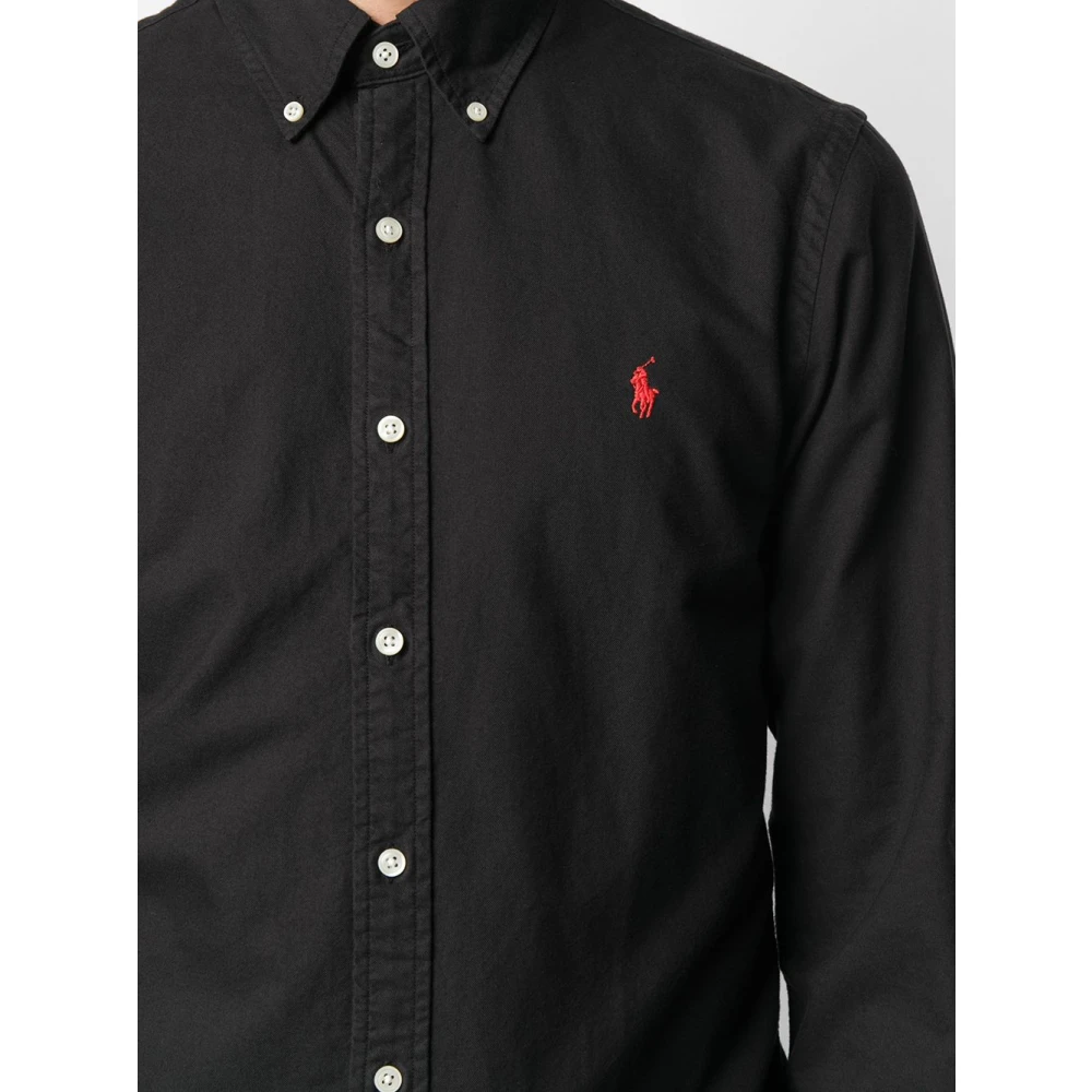 Ralph Lauren Zwarte Casual Shirt voor Mannen Black Heren