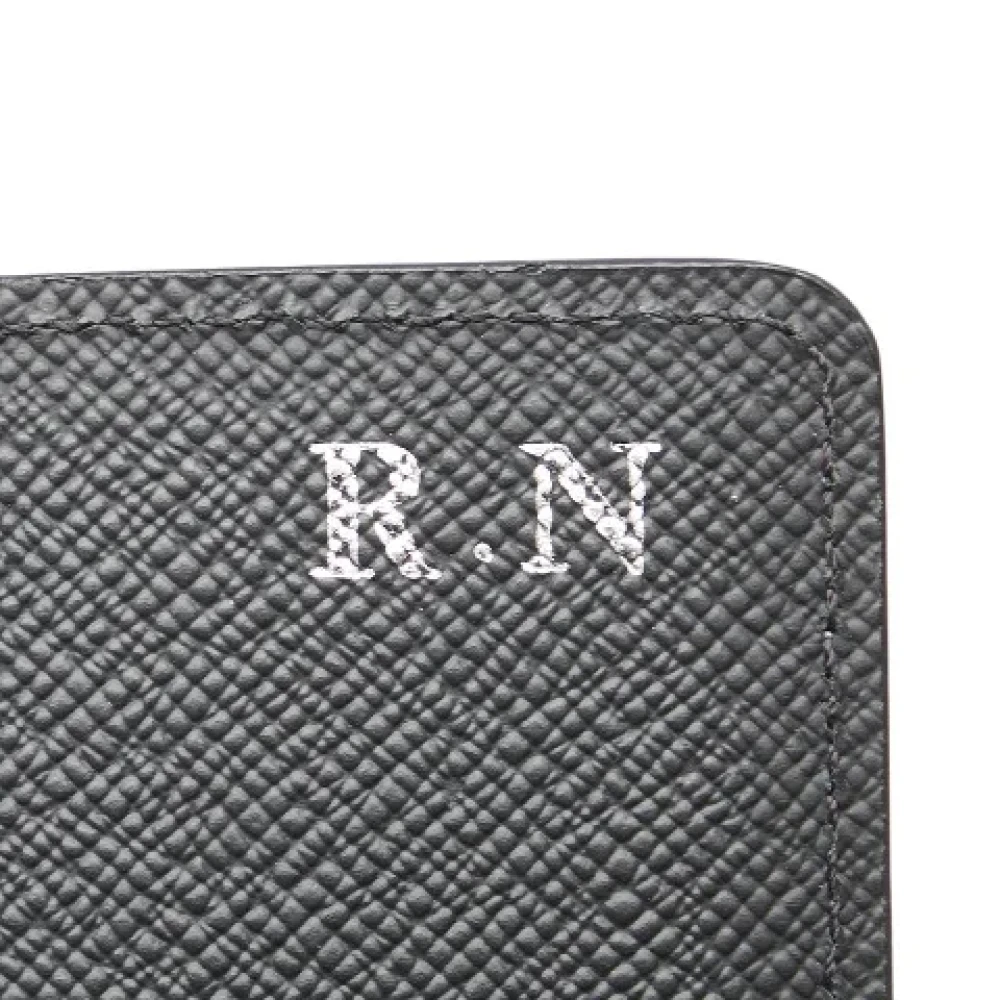 Louis Vuitton Vintage Pre-owned Leather wallets Black Heren