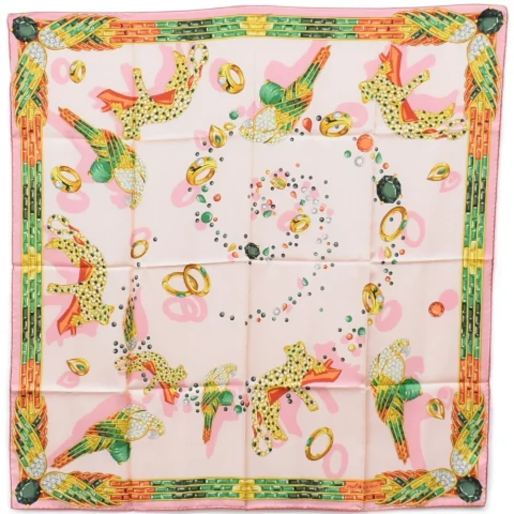 Cartier Vintage Pre-owned Silk scarves Multicolor Dames