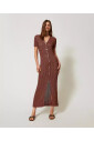 robe-tricotee-perforee-avec-lurex