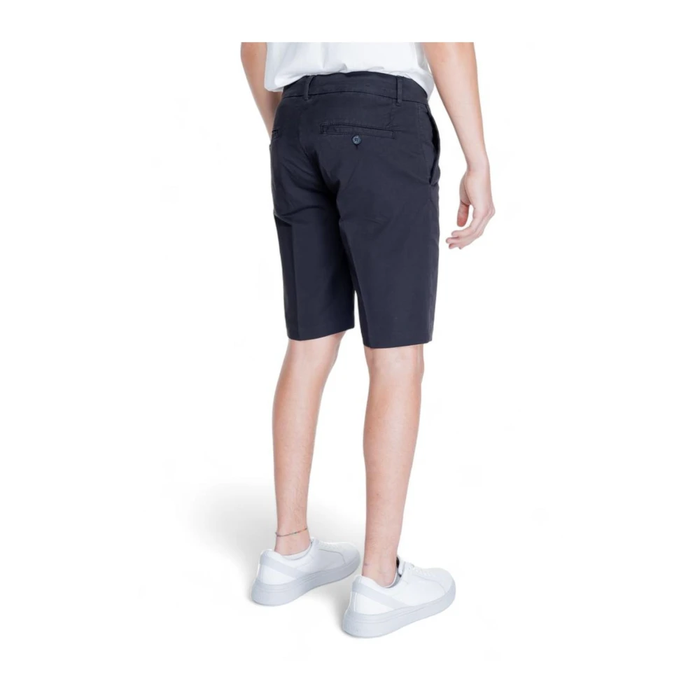 Antony Morato Bermuda Stijl Katoenmix Shorts Black Heren