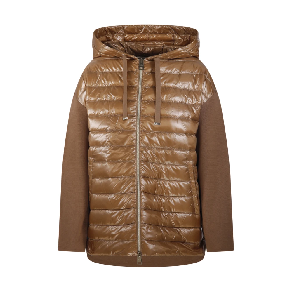 Herno Women's Brown Winter Jackets, 2XS, 2157 Cammello Jacket