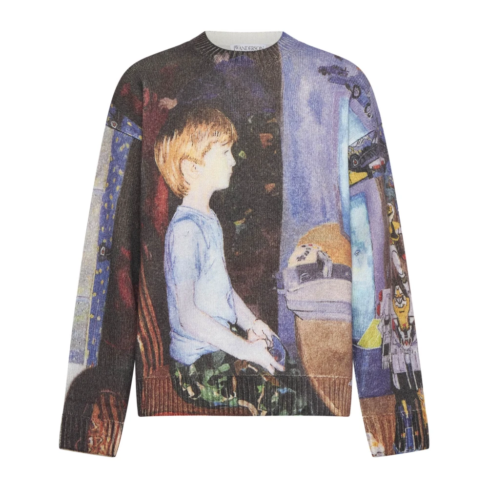 JW Anderson Trendy Sweater Selection Multicolor Heren