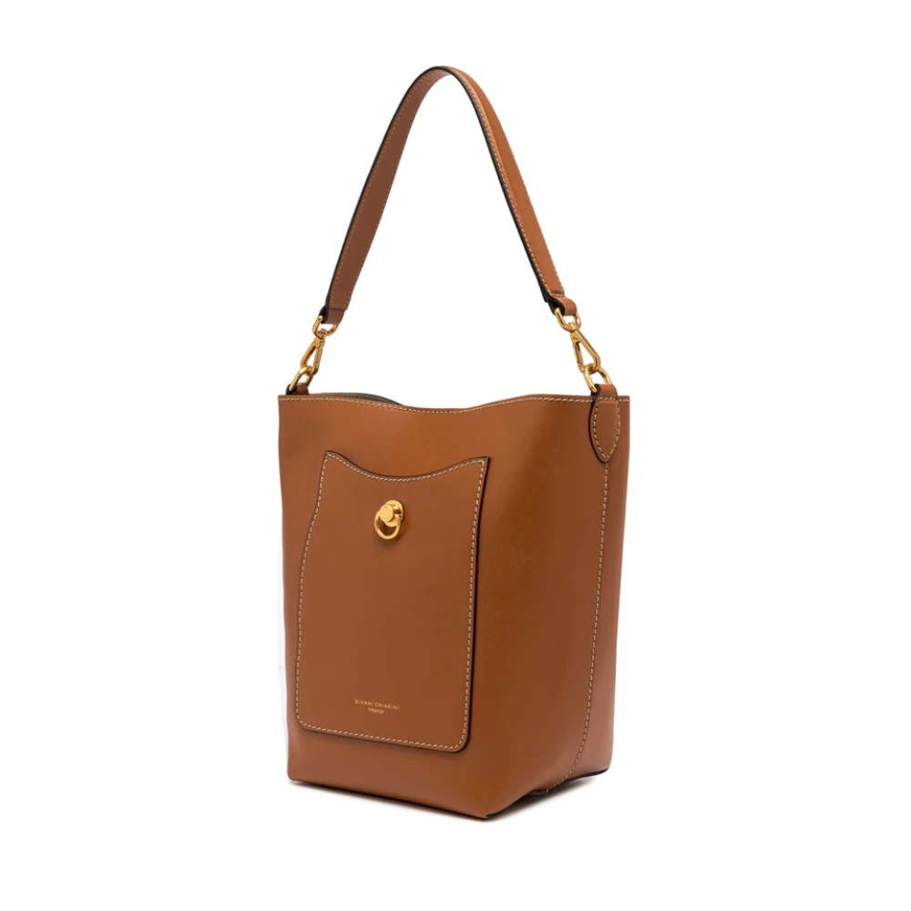 Gianni Chiarini Rubina Bucket Bag Brown Dames