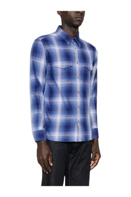Cotton Twill Button-Up Shirt