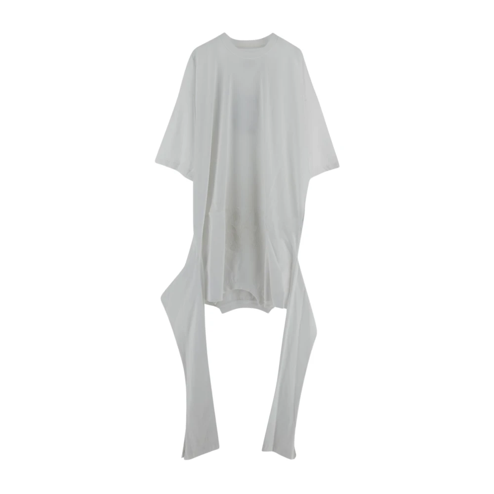 MM6 Maison Margiela Katoenen jurk in moderne stijl White Dames