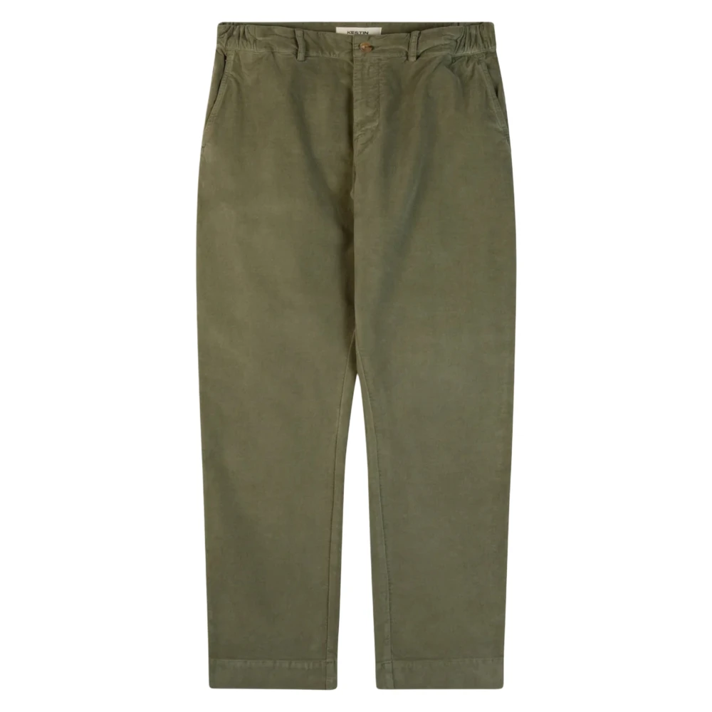 Kestin Moleskin Timmerman Broek Green Heren