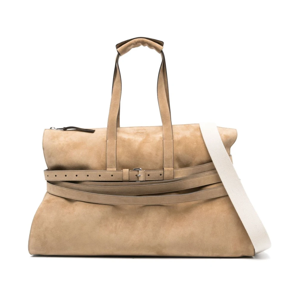 Moschino Beige Top Handvat Schoudertas Beige Heren