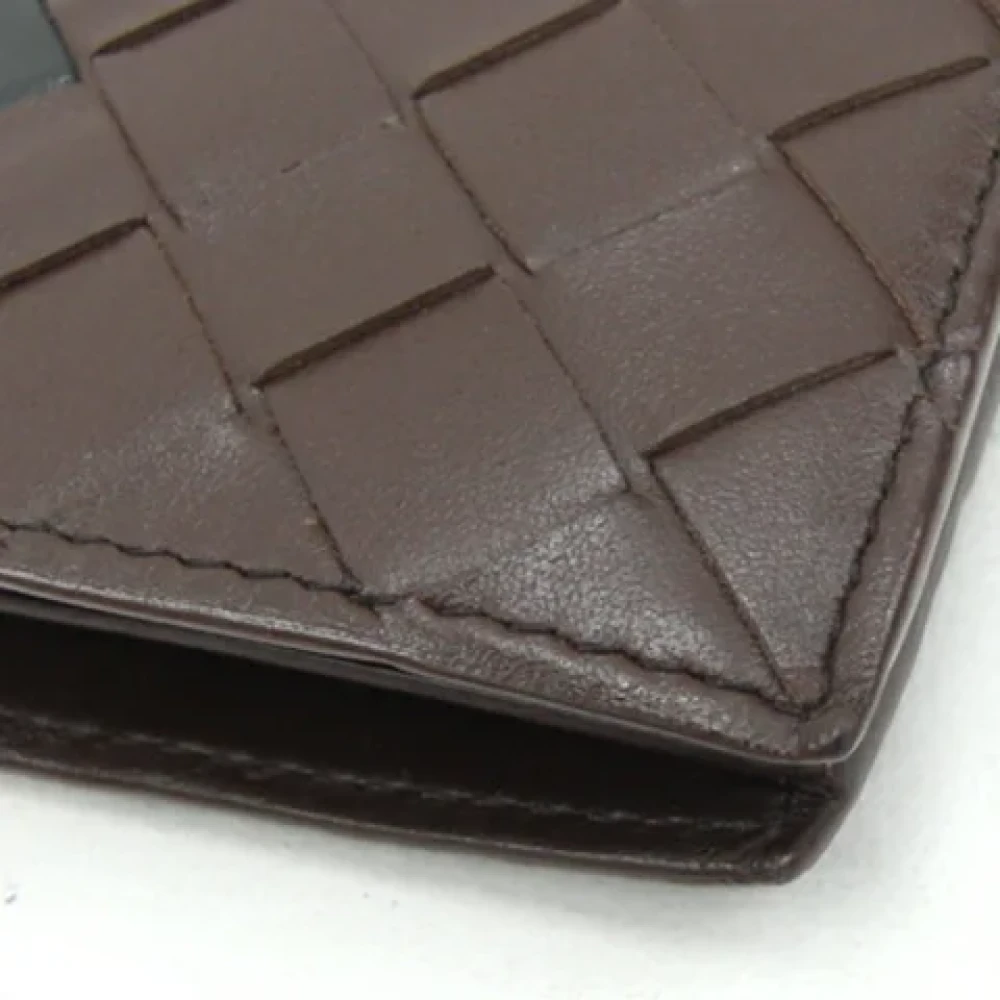 Bottega Veneta Vintage Pre-owned Leather wallets Black Heren