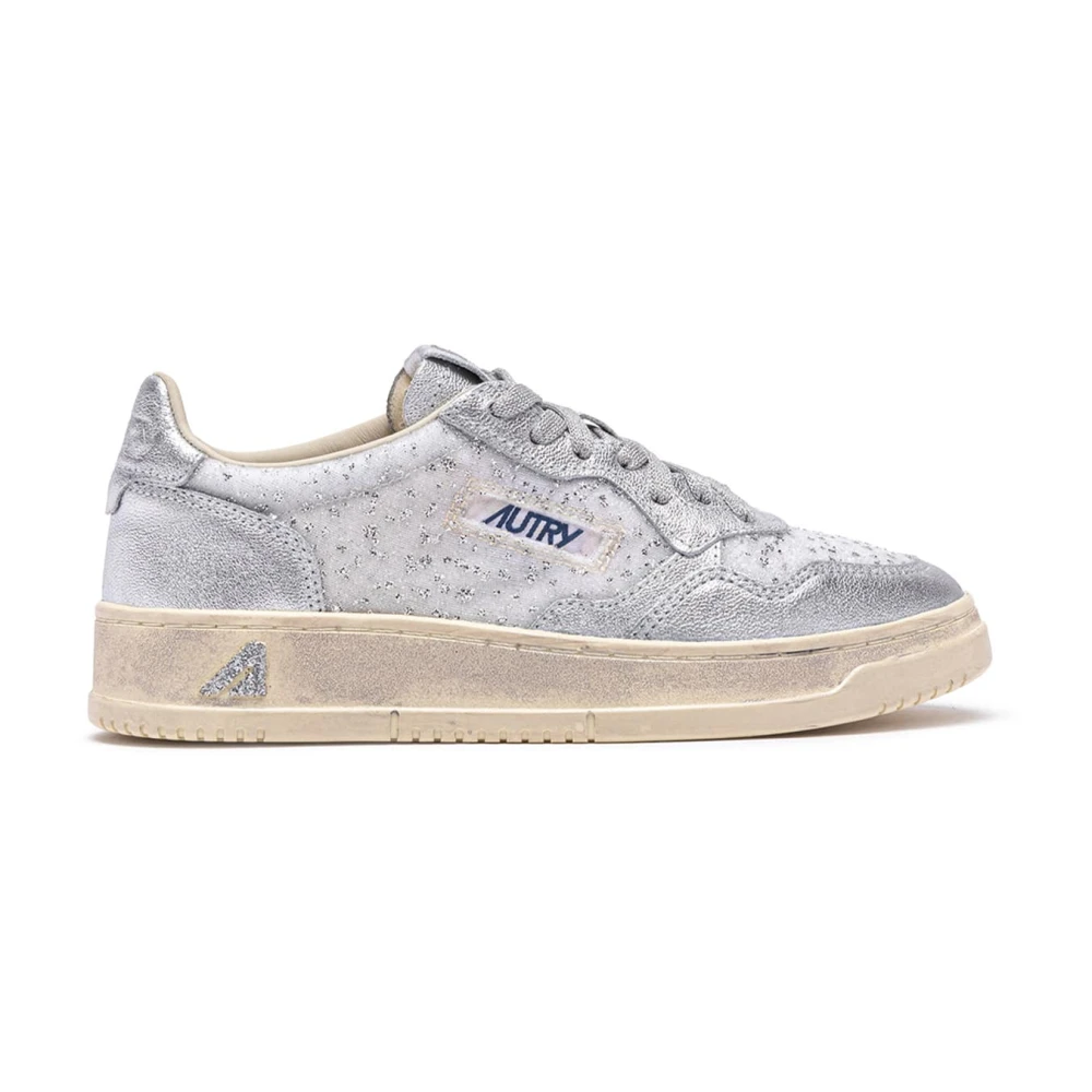 Autry Vintage Tennisschoenen Medalist Low Dames Schoenen Grijs