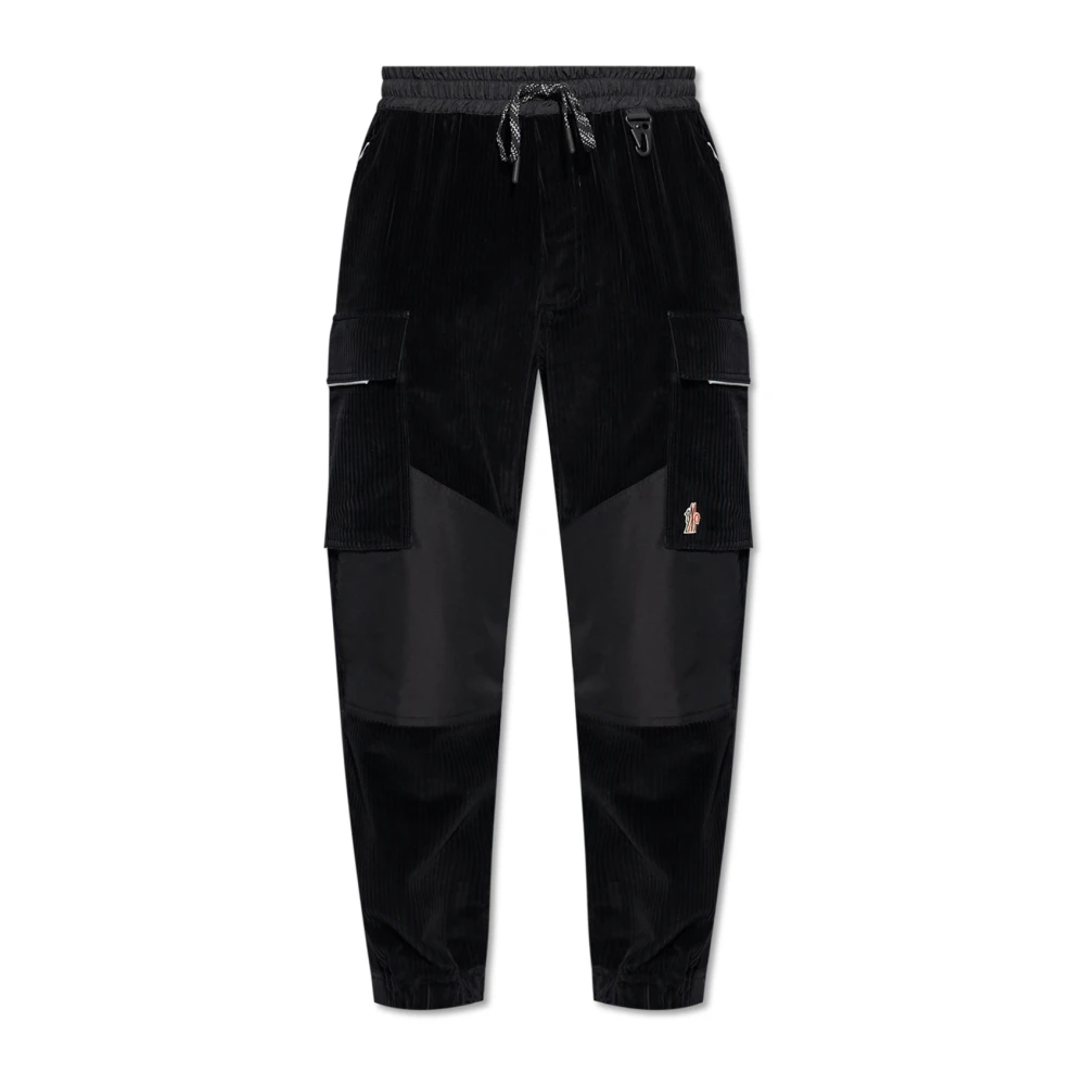 Moncler Ribfluwelen broek Black Heren