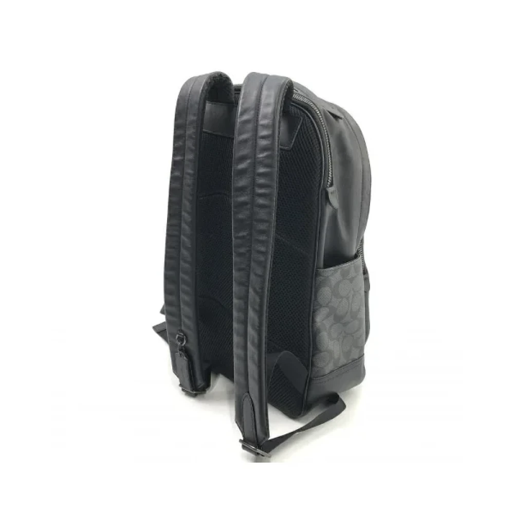 Coach Pre-owned Cotton backpacks Black Dames