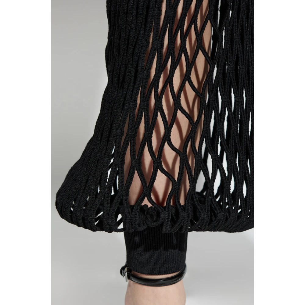 Alaïa Kanten broek Black Dames