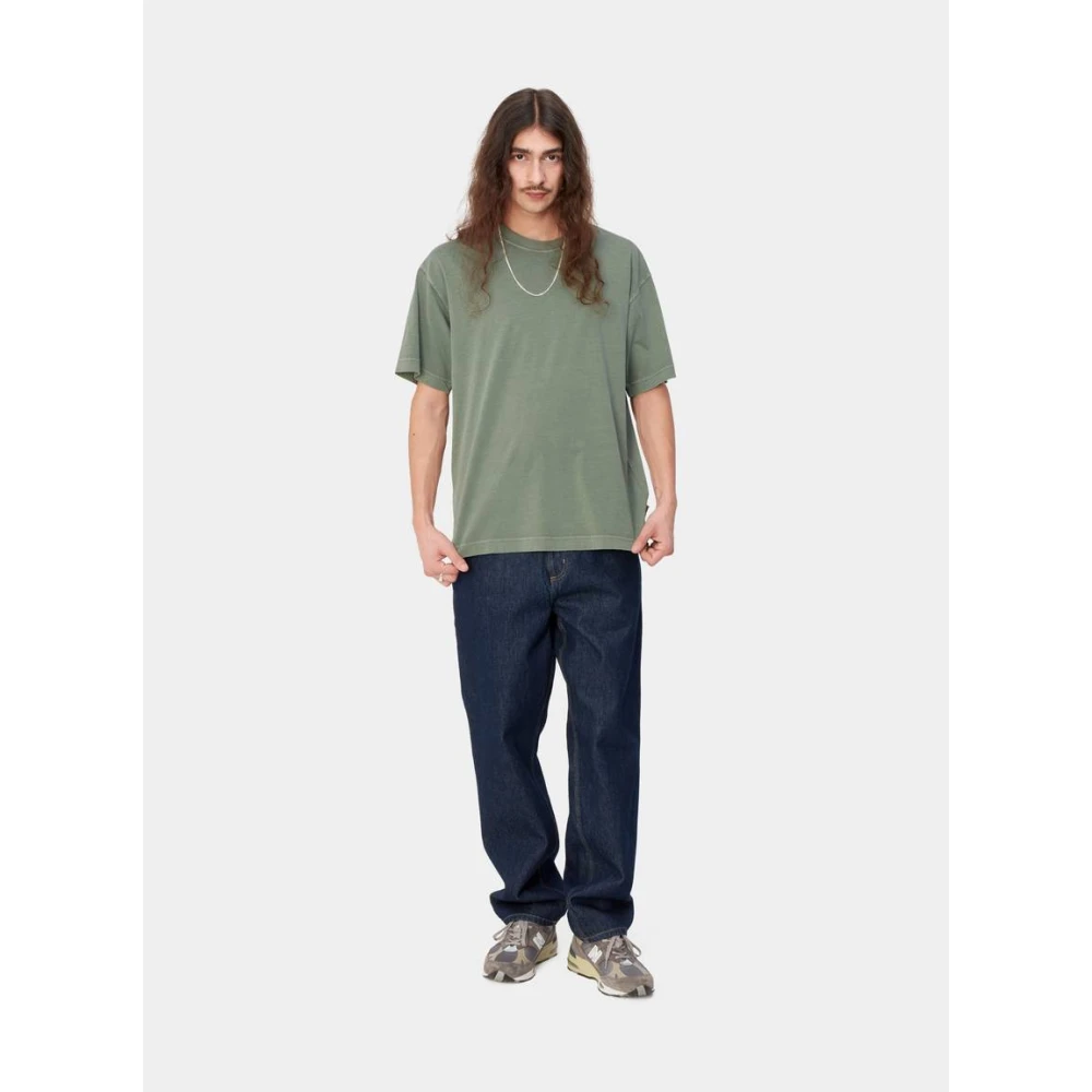Carhartt WIP Dune T-Shirt Losse Pasvorm Lichtgewicht Katoen Green Heren