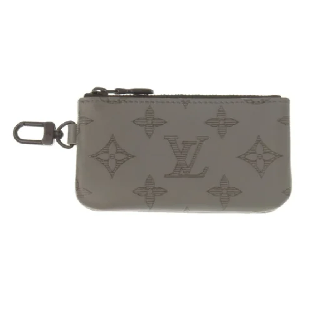 Louis Vuitton Vintage Pre-owned Leather louis-vuitton-bags Gray Heren