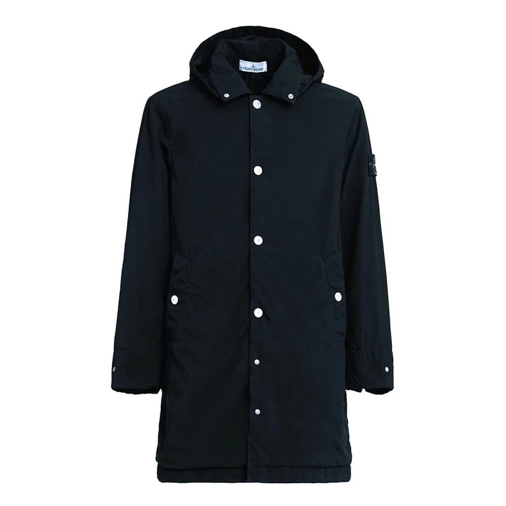 Stone Island Blue Giacca - Male - Parkas - M - Coats