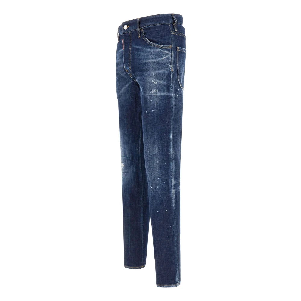 Dsquared2 Stijlvolle Jeans voor Mannen Blue Heren