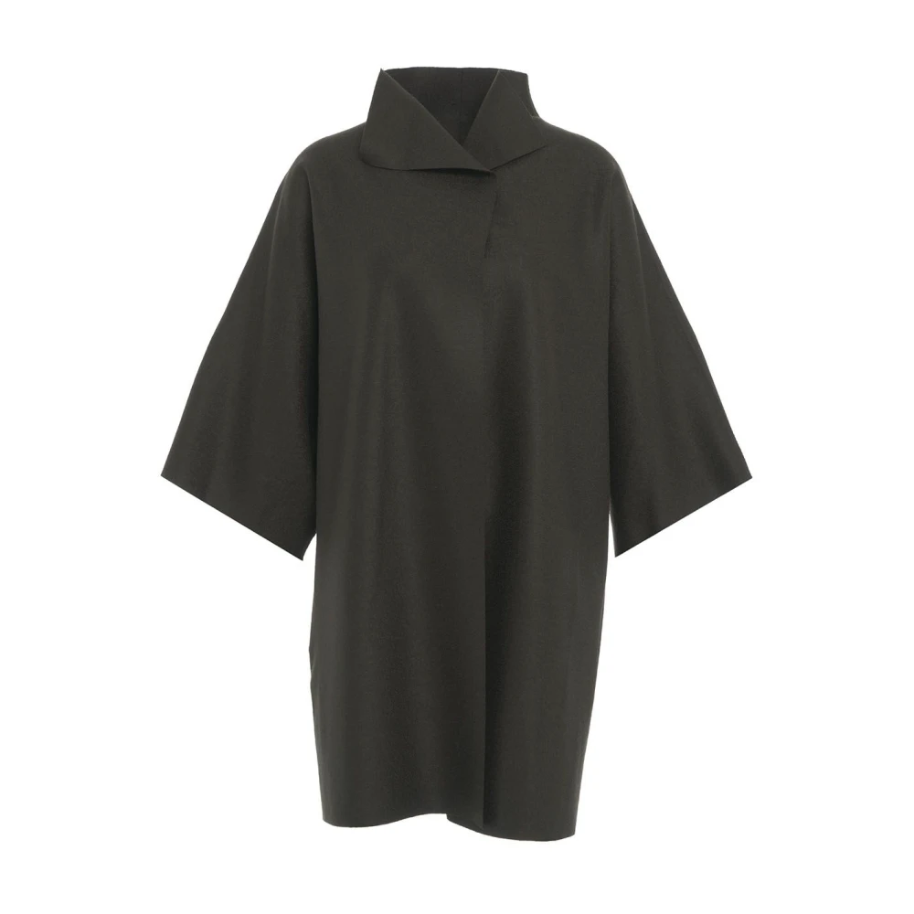 Harris Wharf London Groene Kimono Jas Aw24 Green Dames