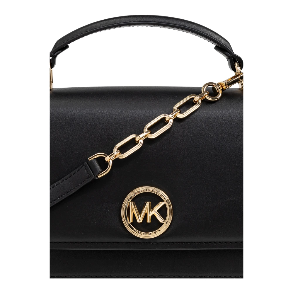 Michael Kors Delancey Schoudertas Black Dames