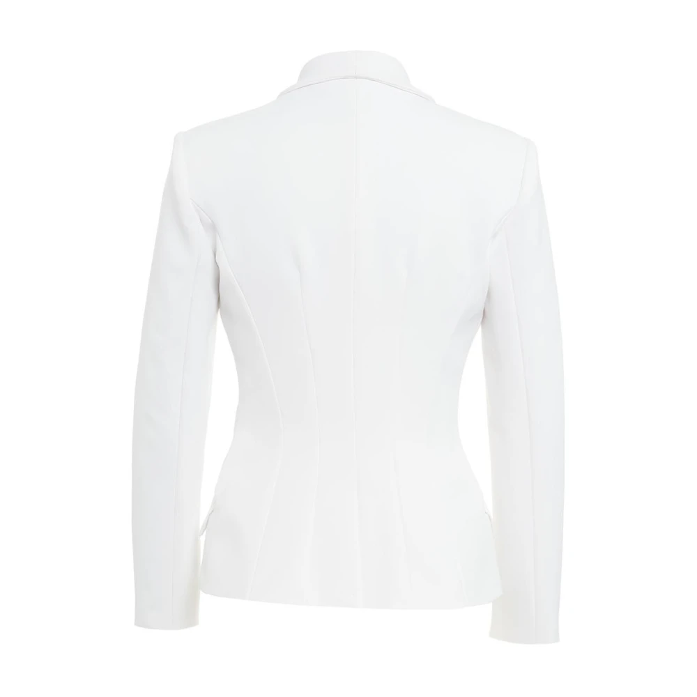 Elisabetta Franchi Witte Blazer voor Dames White Dames
