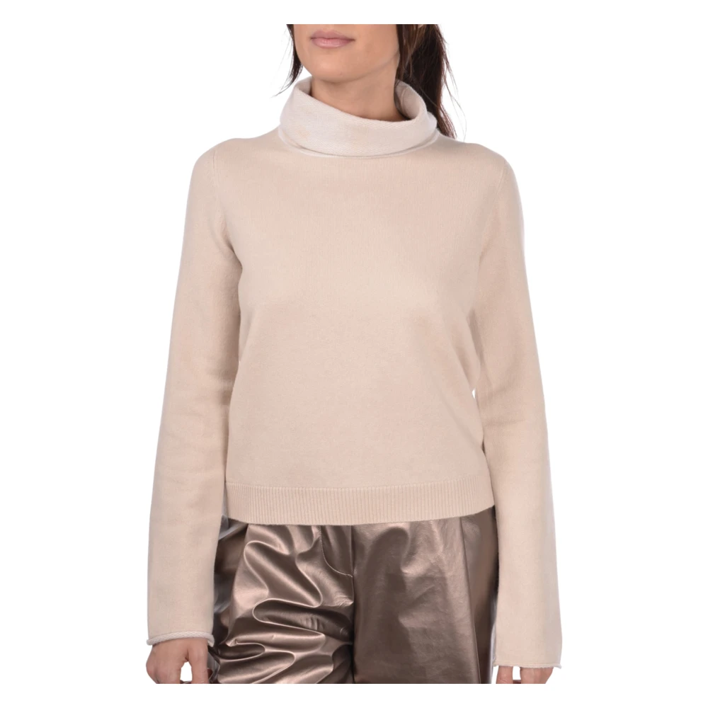Gran Sasso Fietsen Stijlvol T-shirt Beige Dames