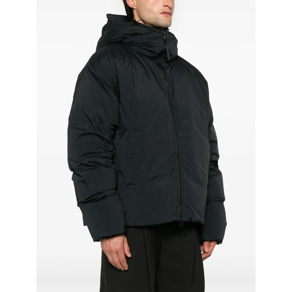 66 North Zwarte Donsjas met Afneembare Capuchon Black Heren