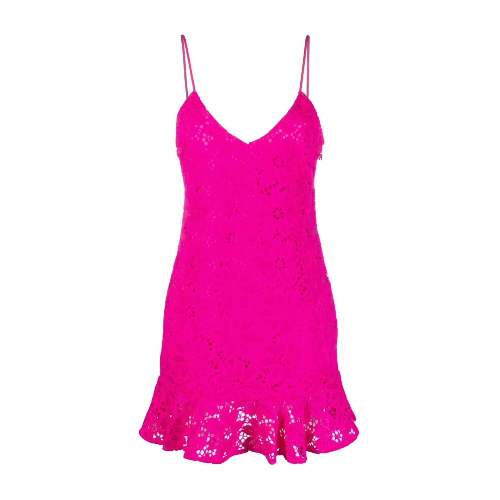 Rotate Birger Christensen Roze Flounce Jurk Pink Dames