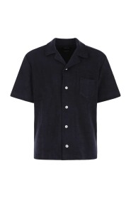 Marineblauw Terry -shirt
