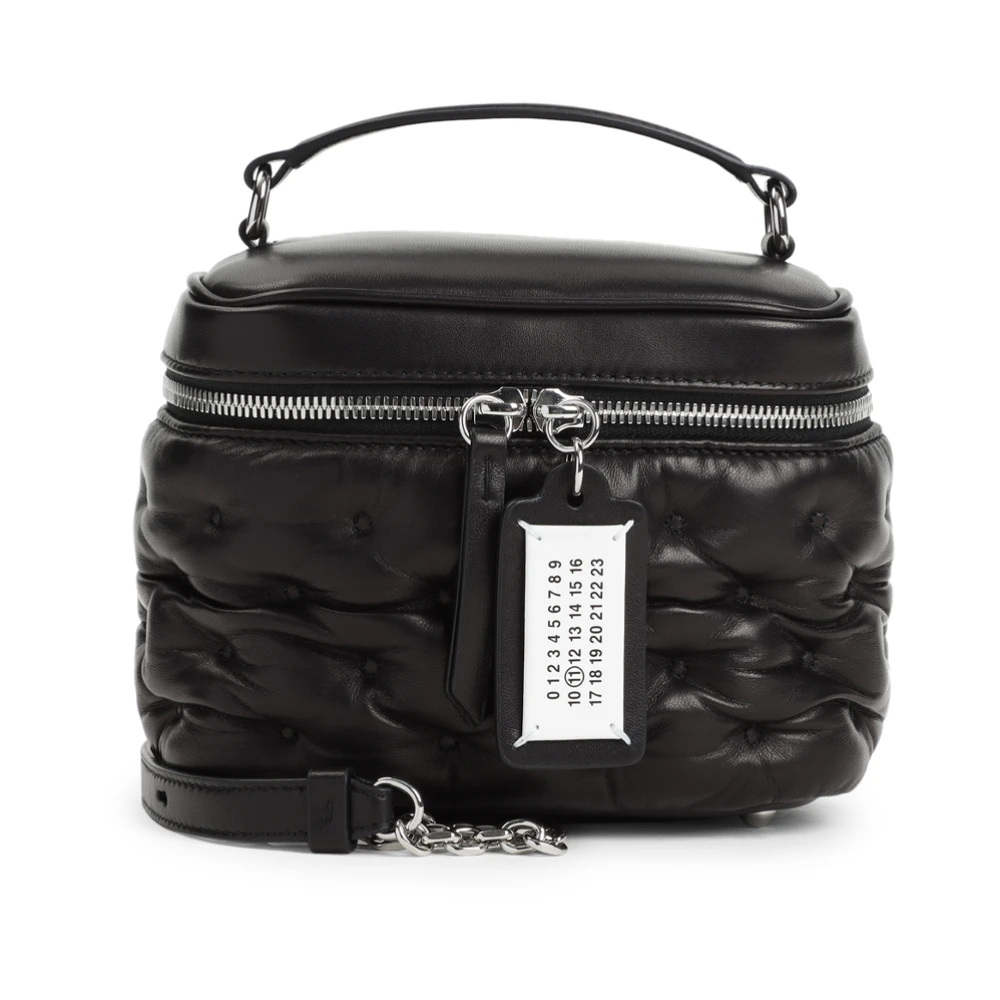 Maison Margiela Zwarte leren handtas Black Dames