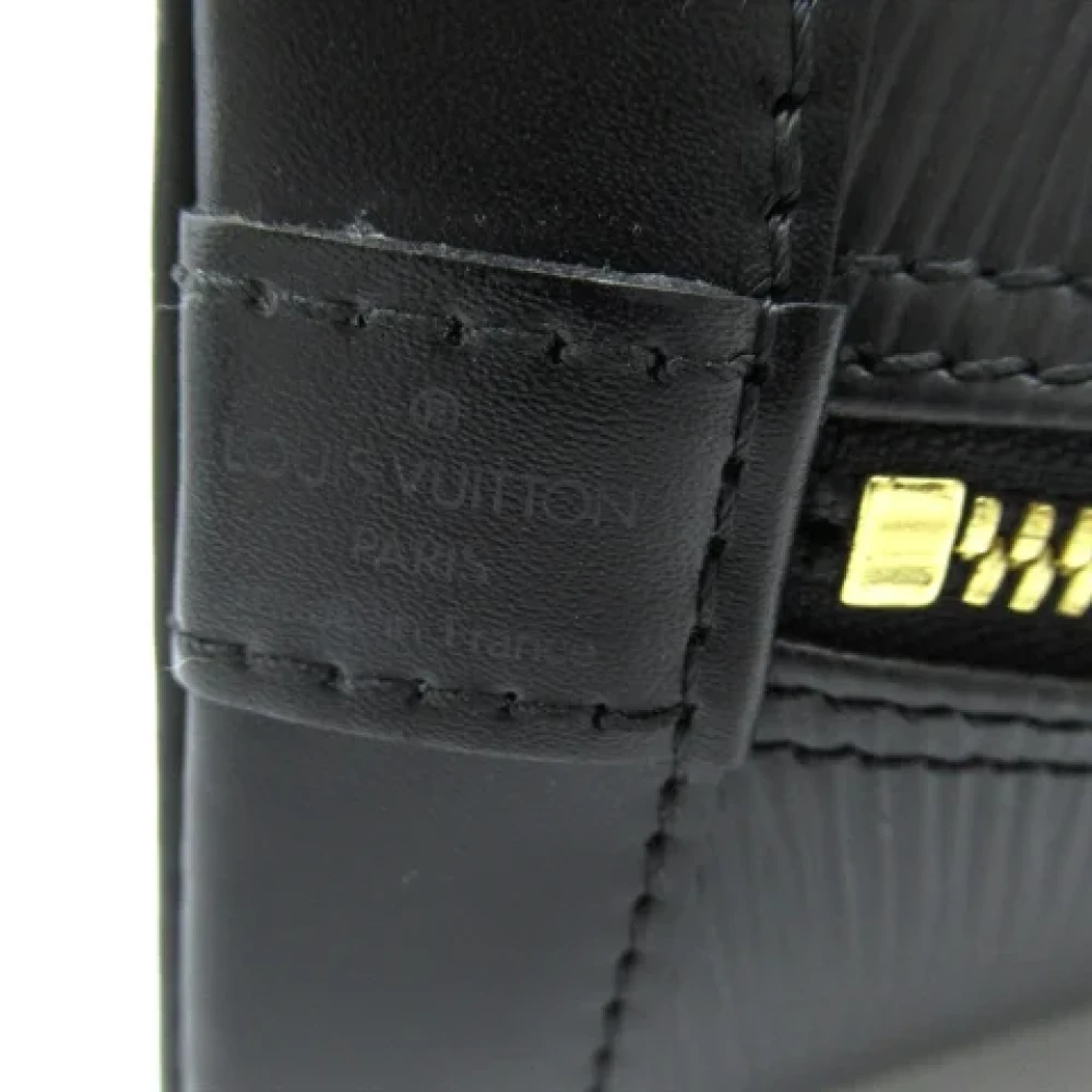 Louis Vuitton Vintage Pre-owned Leather handbags Black Dames
