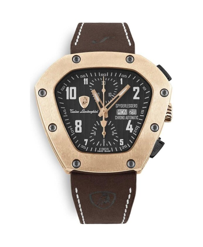 black-leather-automatic-chronograph-watch