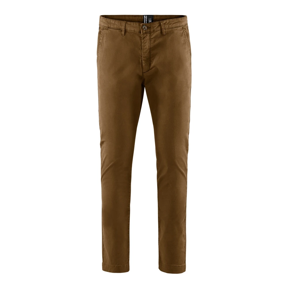 Slim Fit Chino Bukser i Gabardin